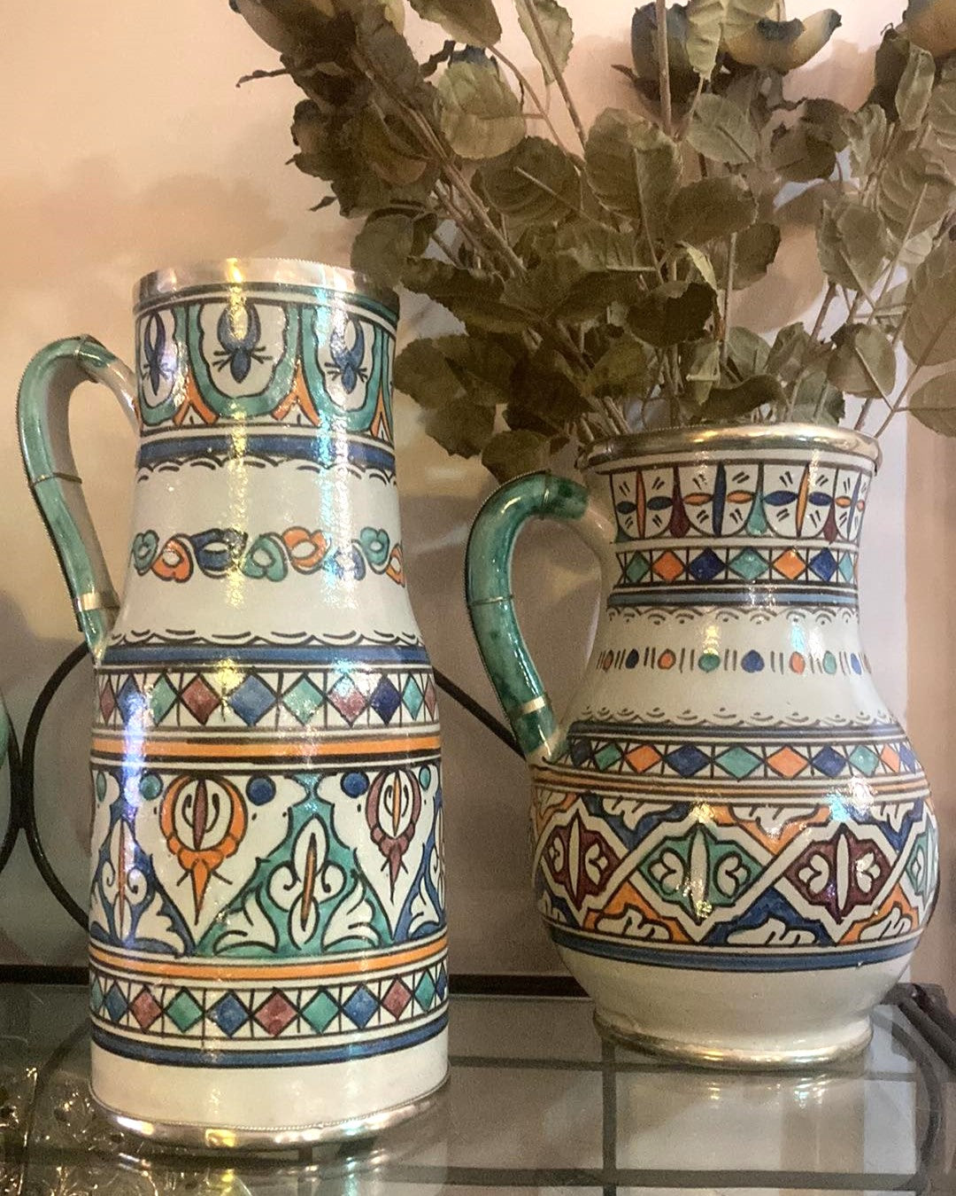 Moorish Fez Jug in Traditional Scheme