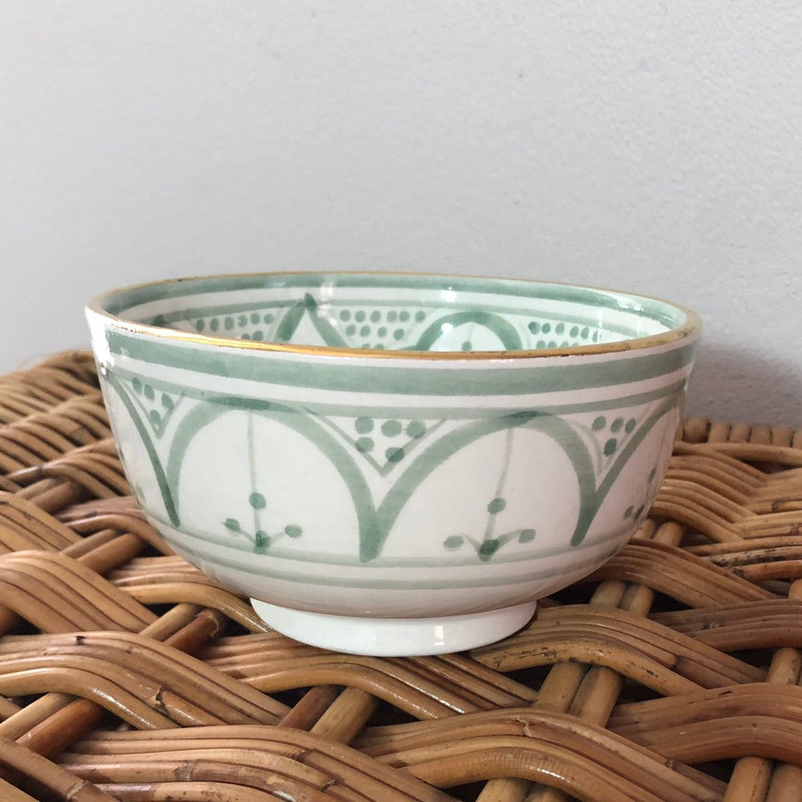 Genuine Rabat Safi Set - Large Plate, Small Plate & Bowl in Mint