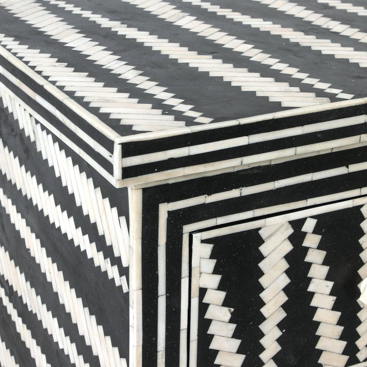 Mandika Bone Inlay 3 Drawer Chest