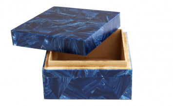 Landon Faux Lapis Box