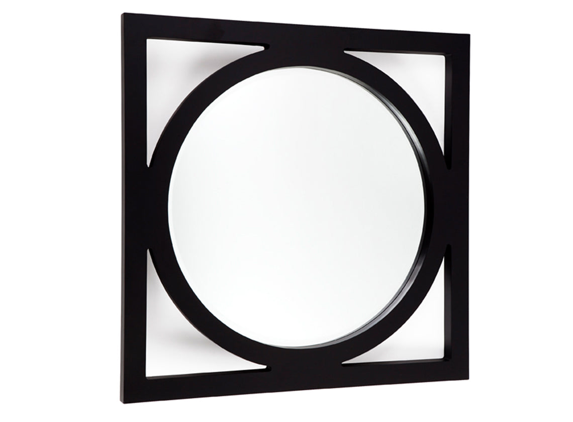Audrey Wall Mirror In Black