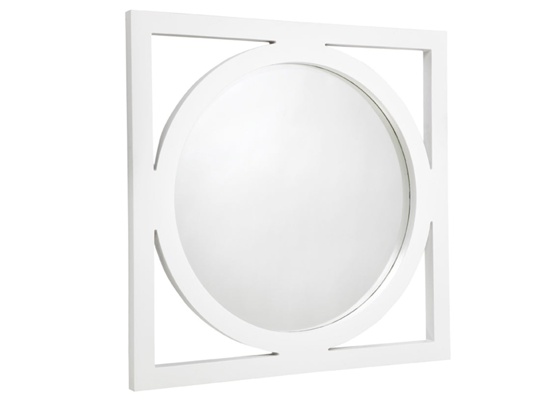 Audrey Wall Mirror In White
