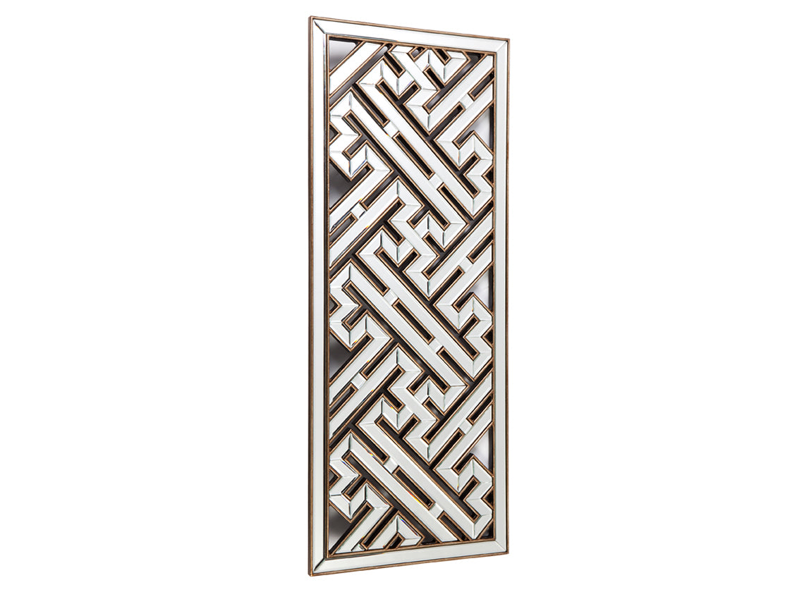 Brigette Decorative Mirror In Antique Gold
