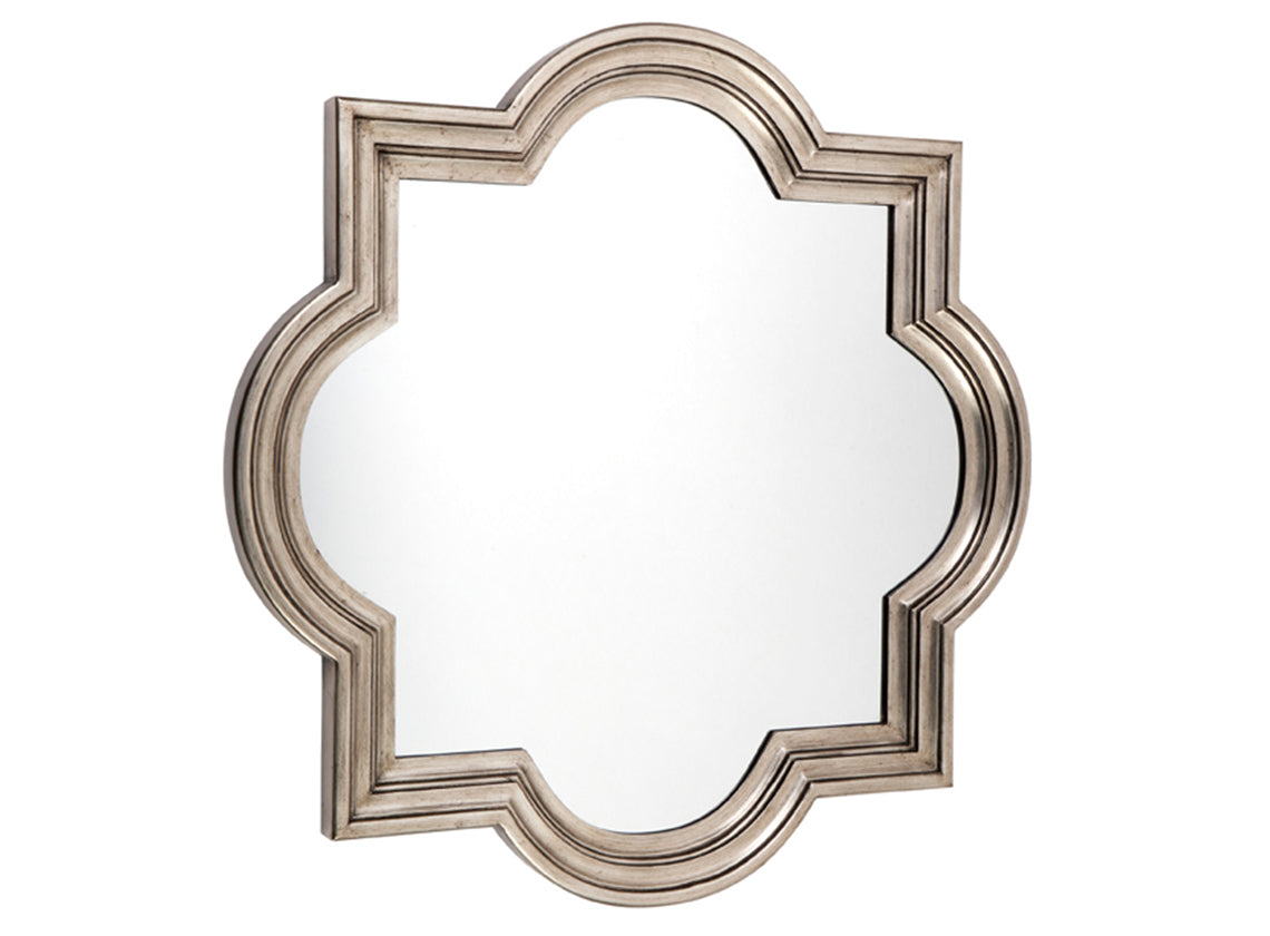 Marrakech Wall Mirror In Antique Silver
