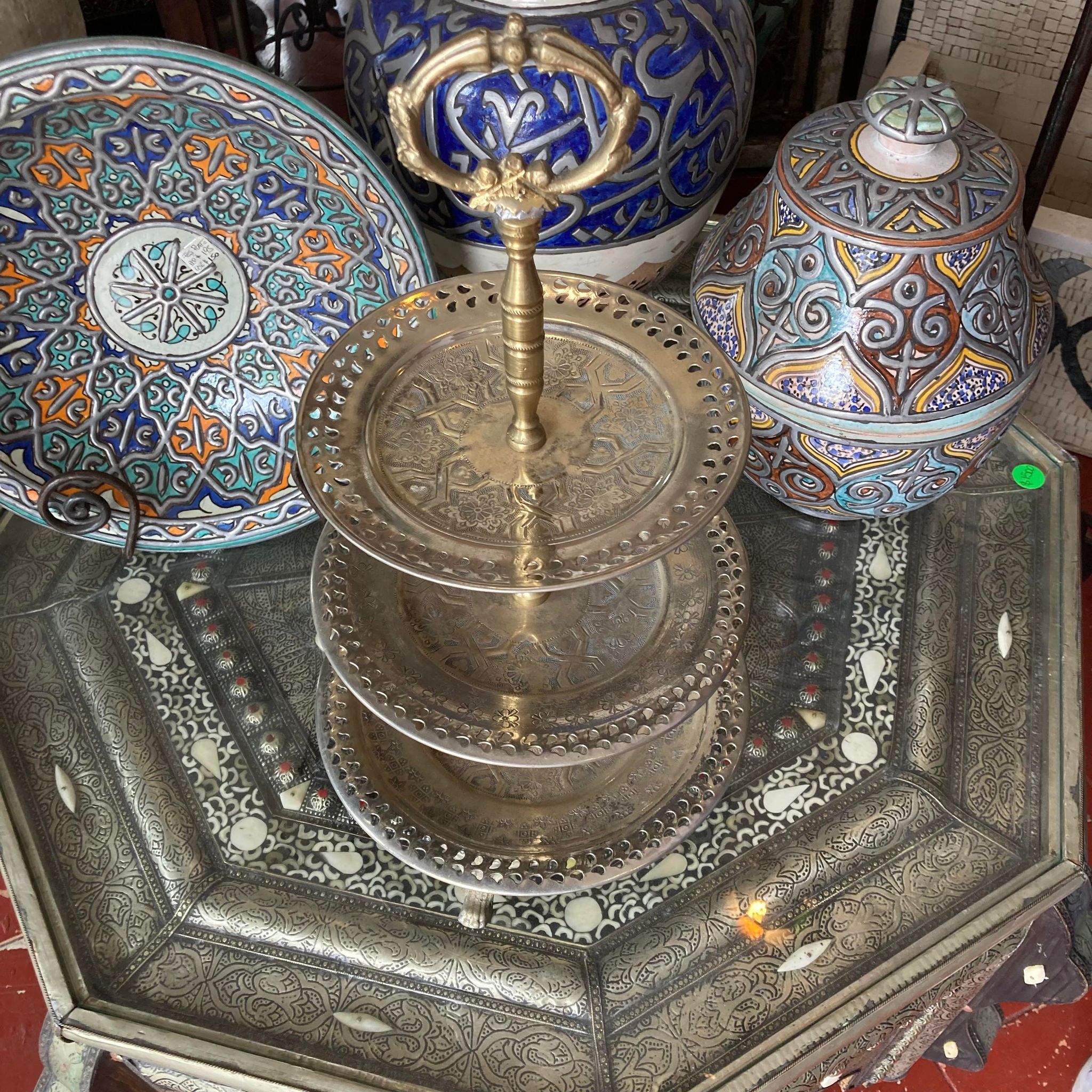 Moroccan 3 Tier Cake Stand