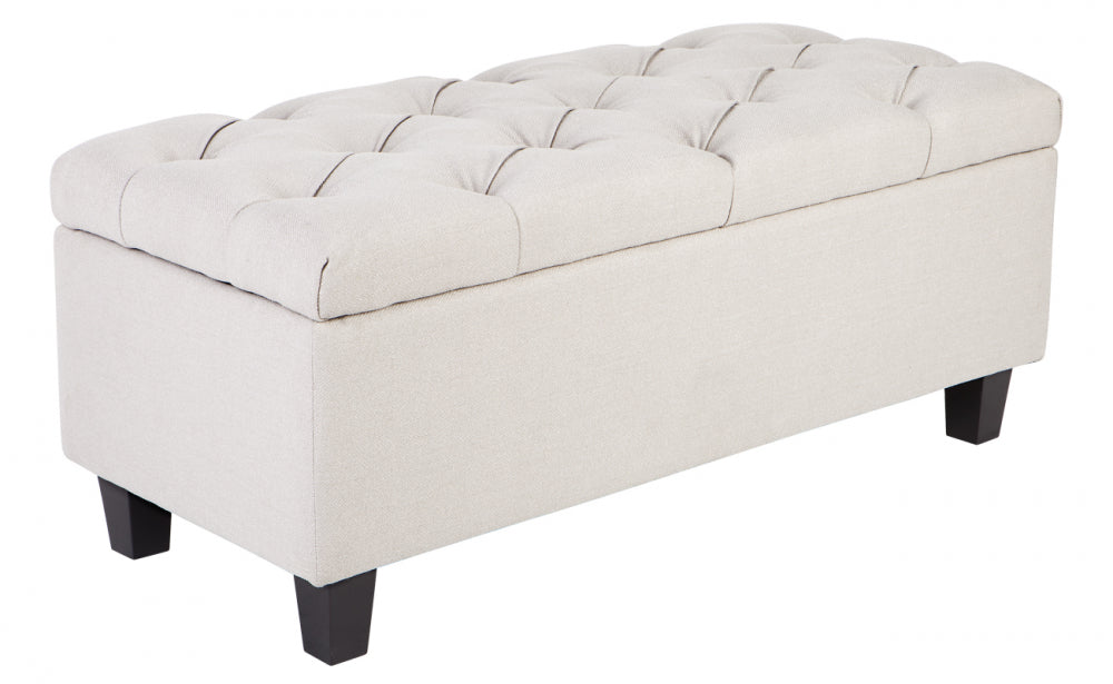 Pippa Storage Ottoman in Natural