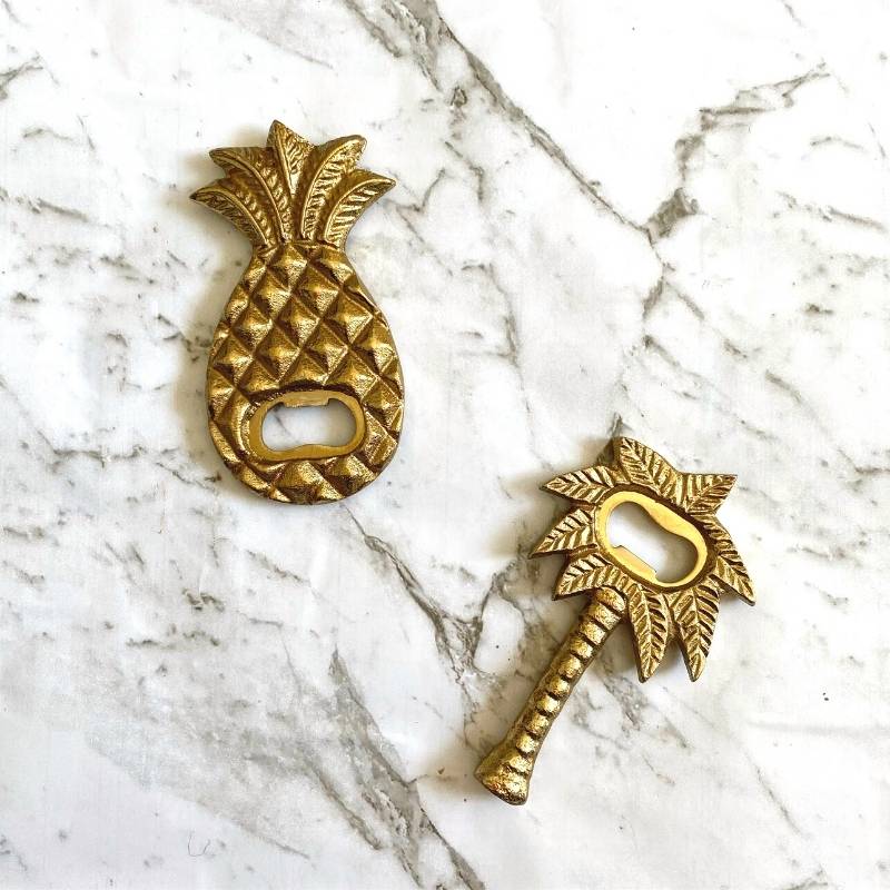 Manhattan Pineapple Bottle Opener, Stirrer and Stopper Set