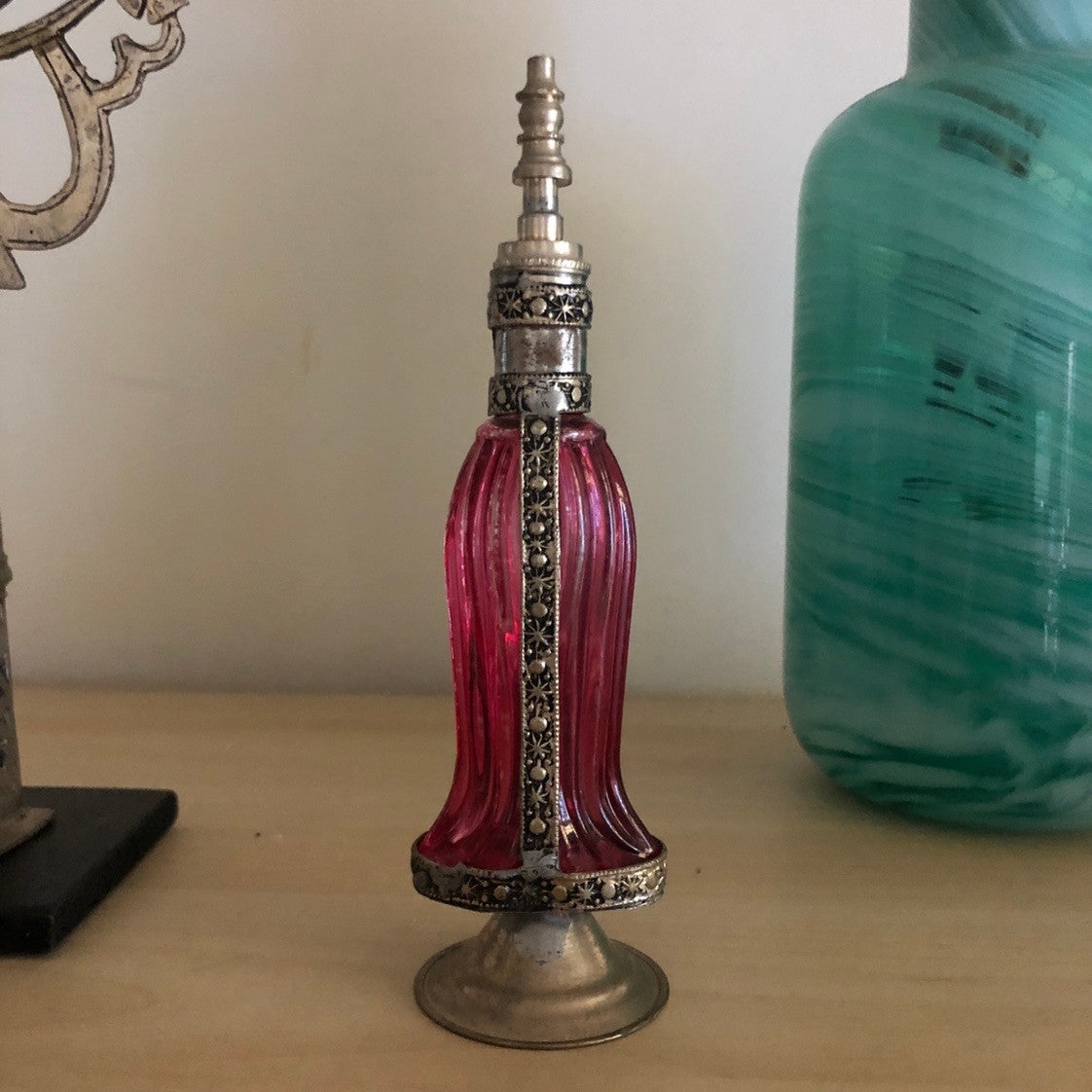Moroccan Perfume Bottle in Pink
