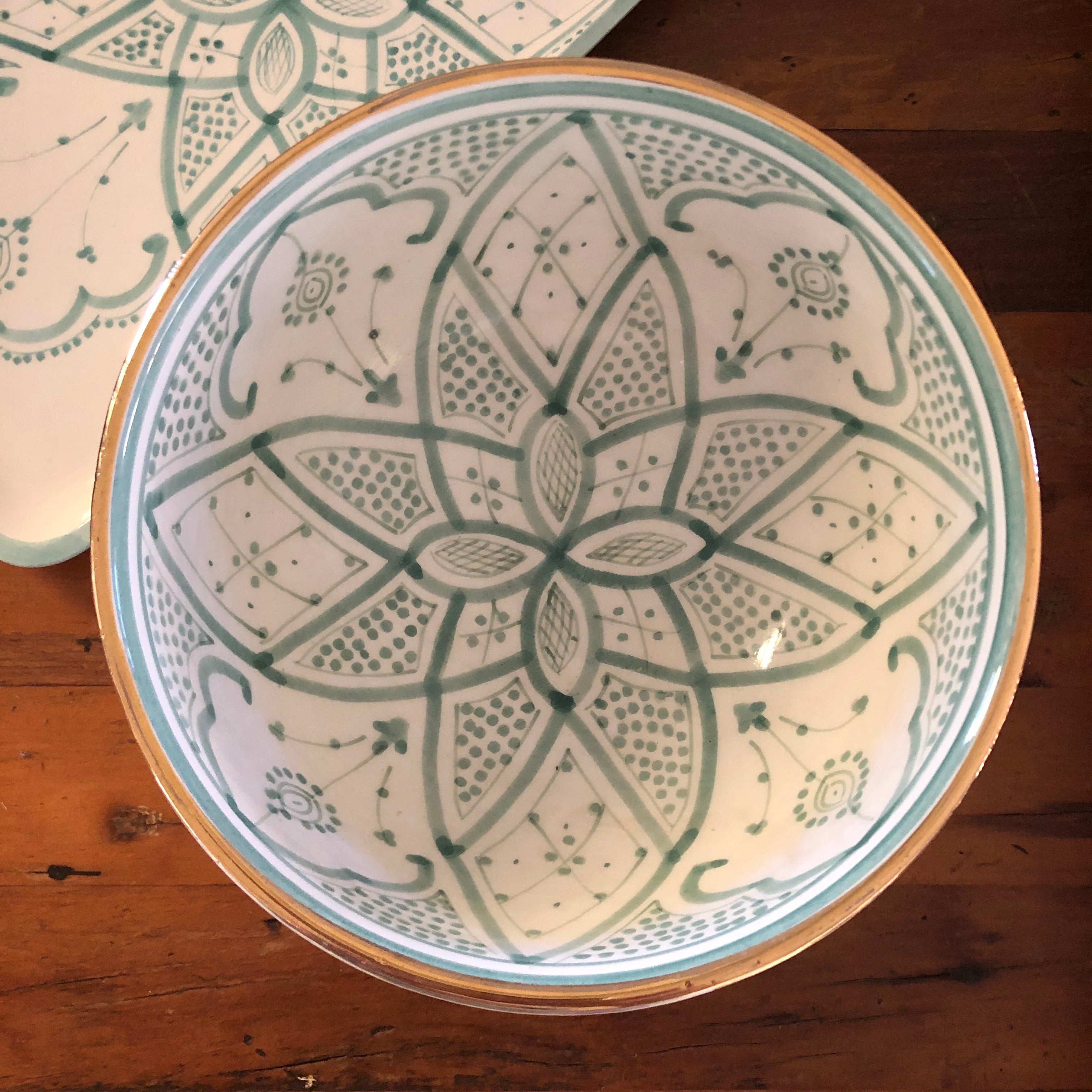 Pastel Safi Bowl - Large in Mint