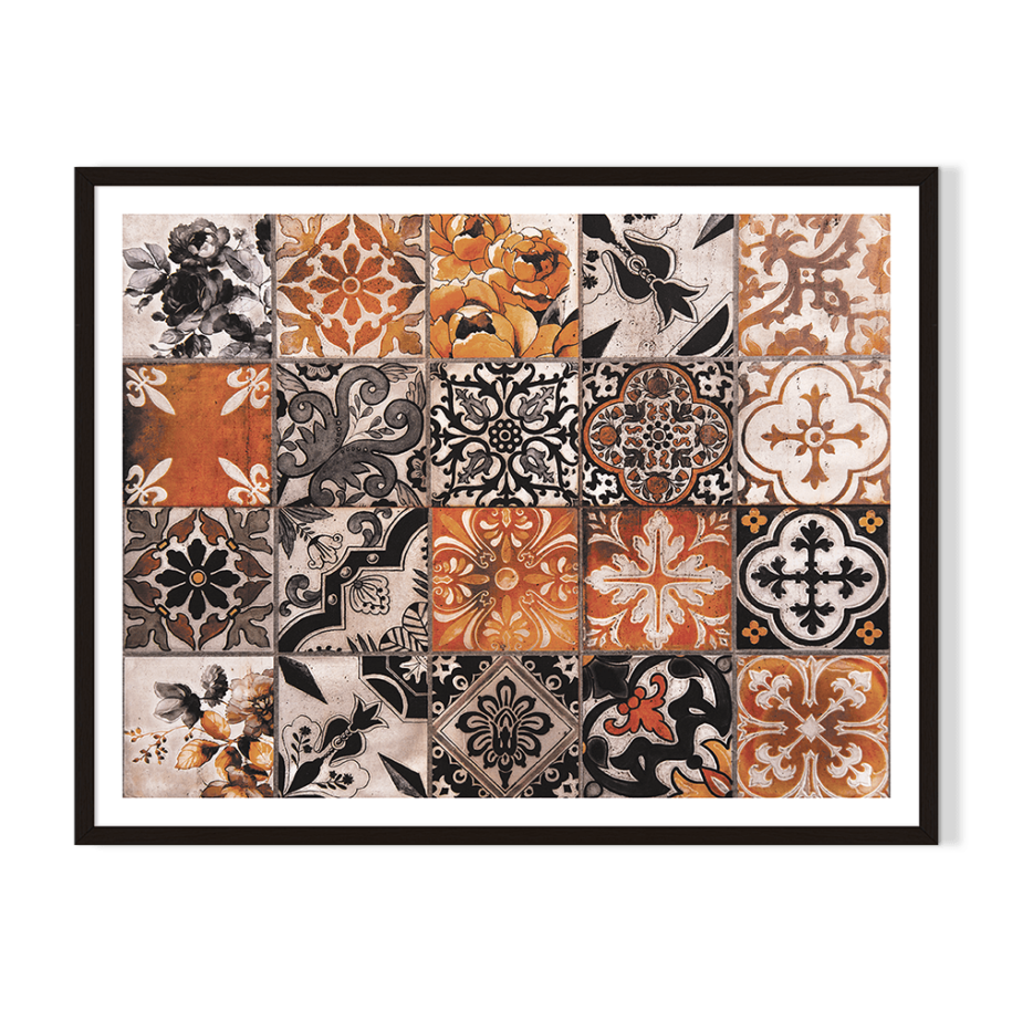 Moorish Orange Art Work