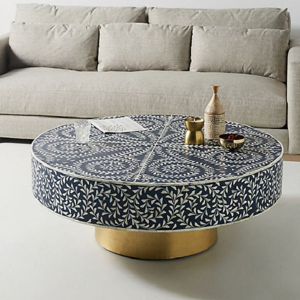 Bone Inlay Geo Inlay Nine-Drawer Dresser