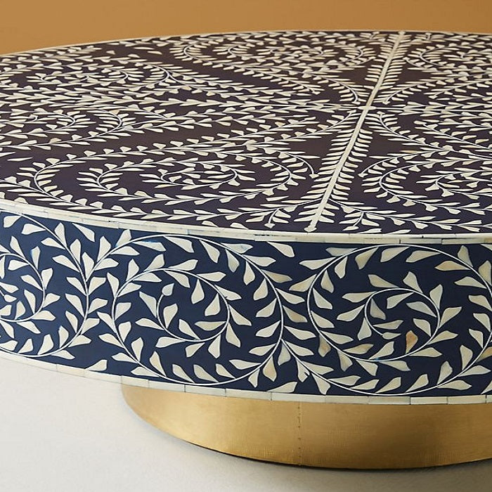 Bone Inlay Geo Inlay Nine-Drawer Dresser