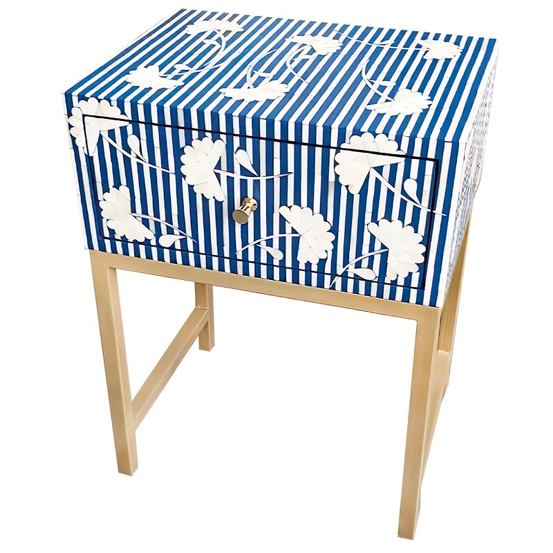 Tropical Wood Inlay Coffee Table