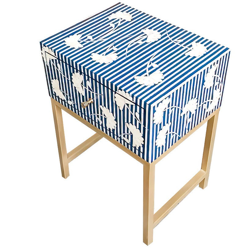 Tropical Wood Inlay Coffee Table