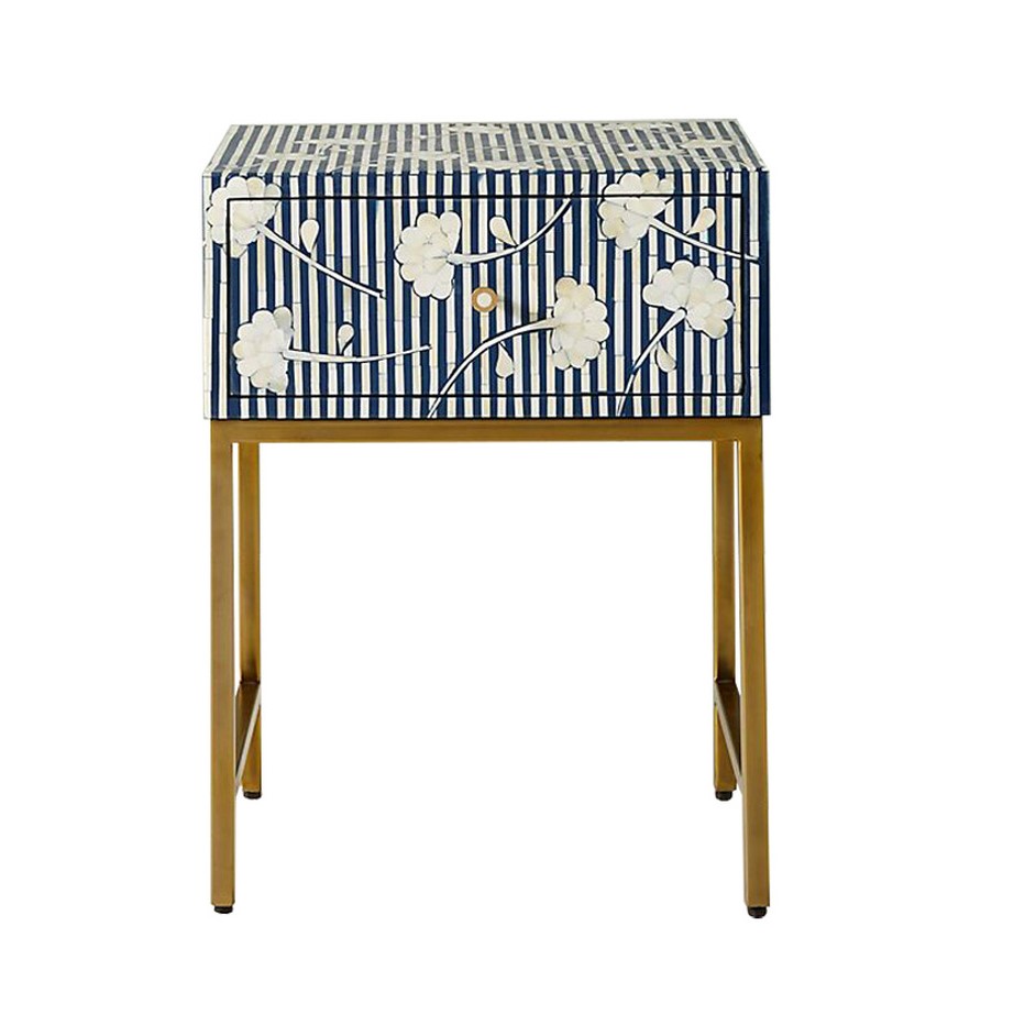 Tropical Wood Inlay Coffee Table