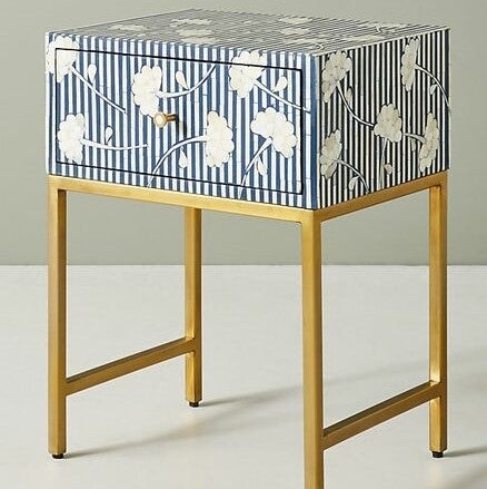 Tropical Wood Inlay Coffee Table