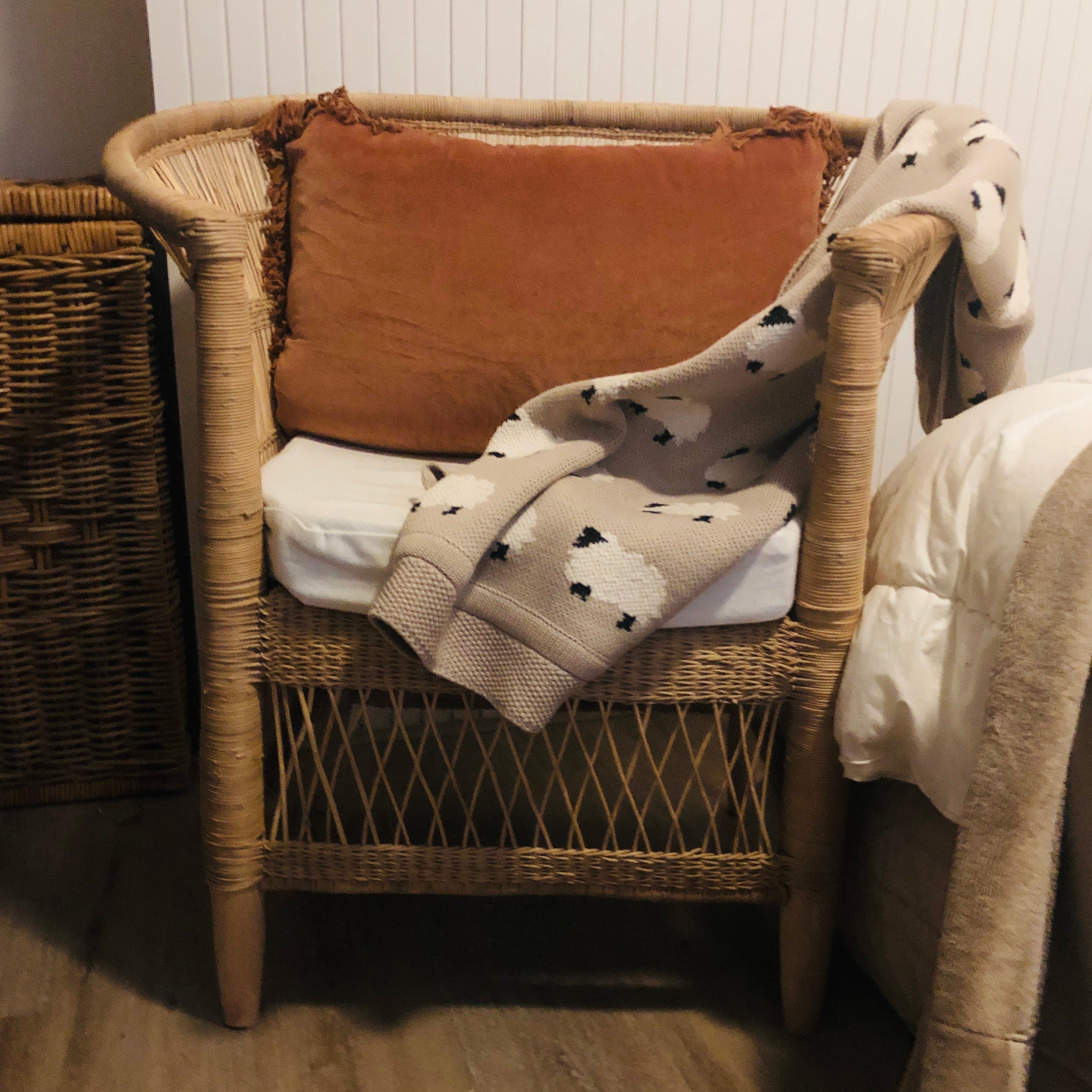 Genuine Malawi Chair in Natural including Cushion - Warehouse Sale