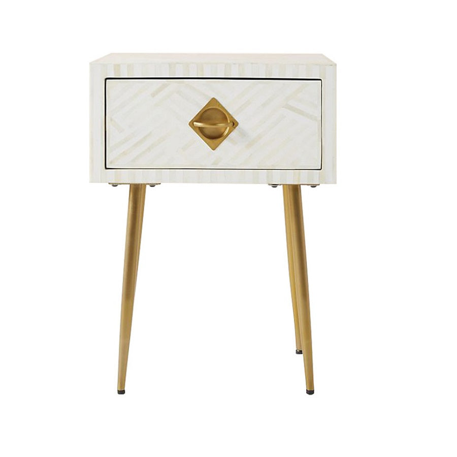 Bone Inlay Swirl Six-Drawer Dresser
