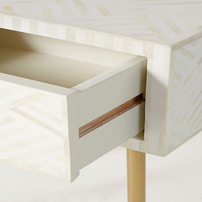 Bone Inlay Swirl Six-Drawer Dresser