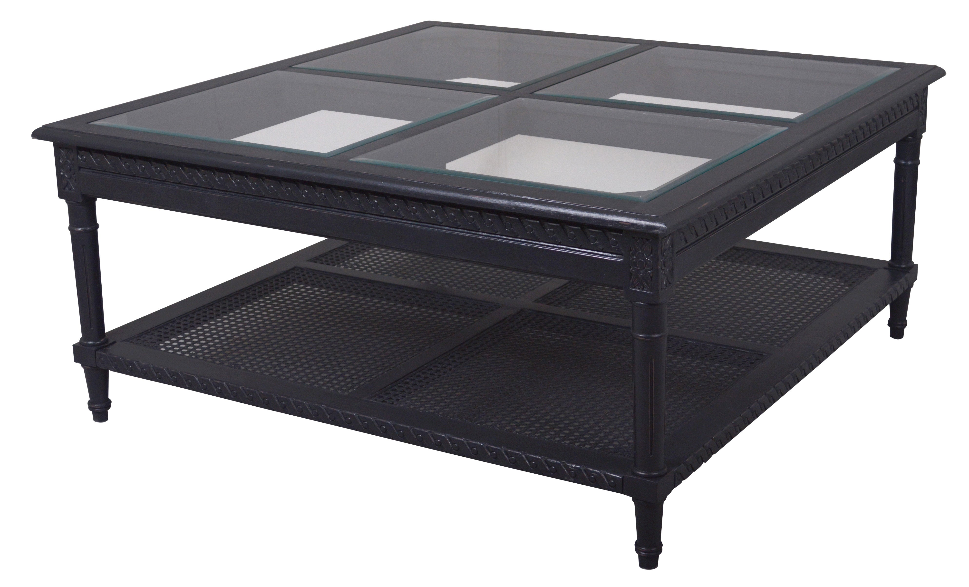Nimes Square Coffee Table in Black