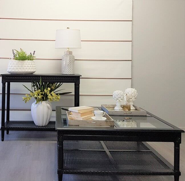 Nimes Square Coffee Table in Black