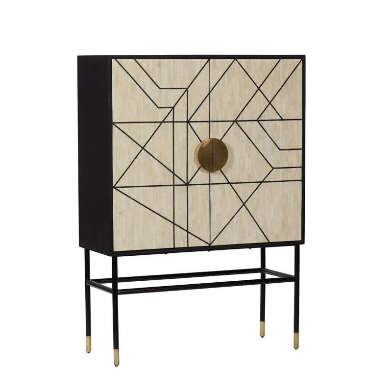 Pali Bone Inlay Cabinet
