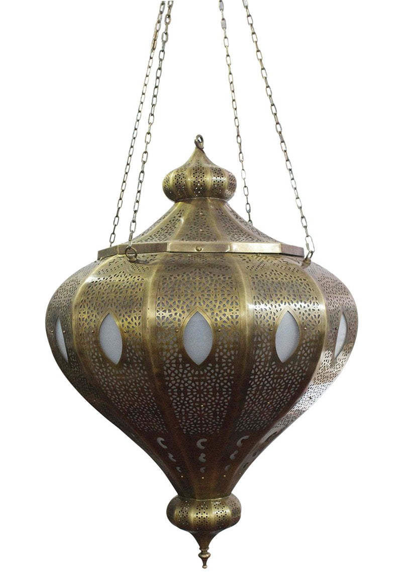 Borouj Pendant in Brass