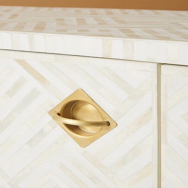 Bone Inlay Indo Media Console