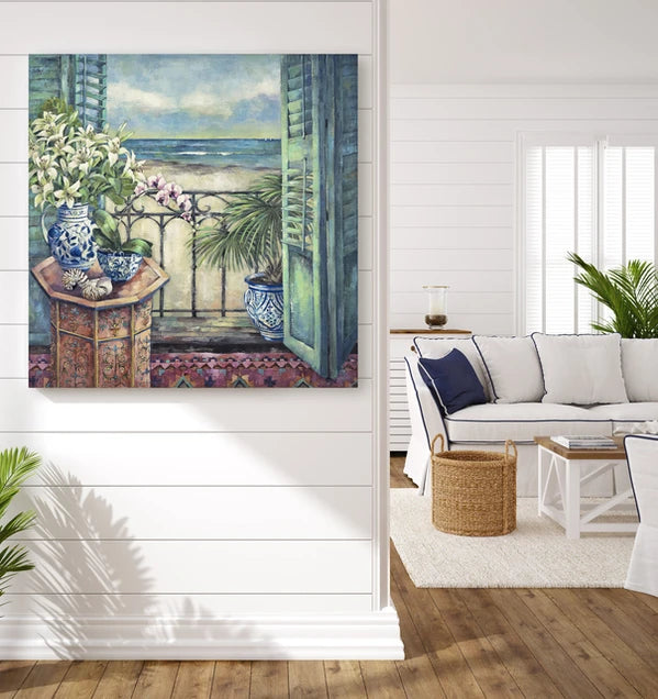 Beach House at Agadur Wall Art