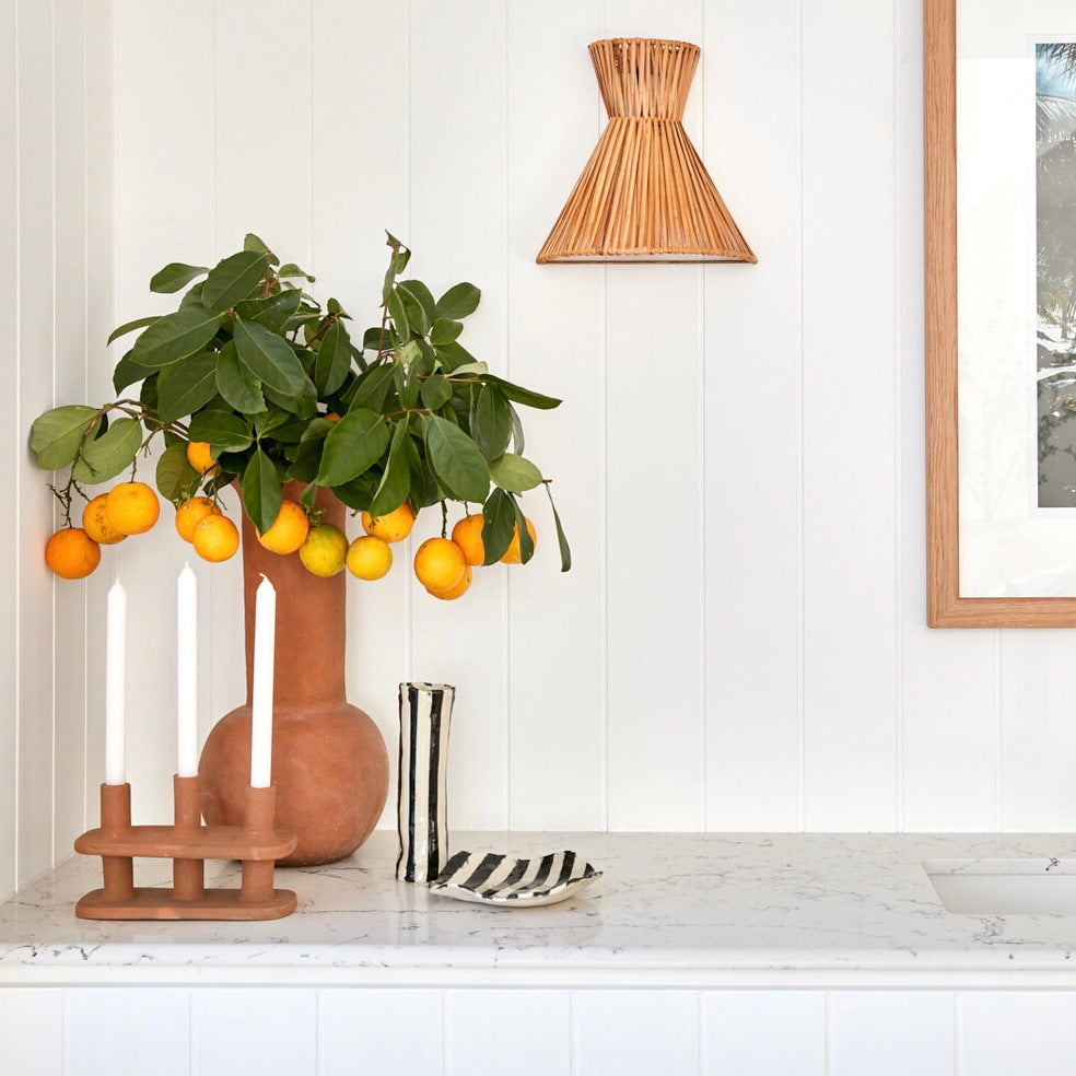 Ta-Hi-TiWall Sconce in Rattan