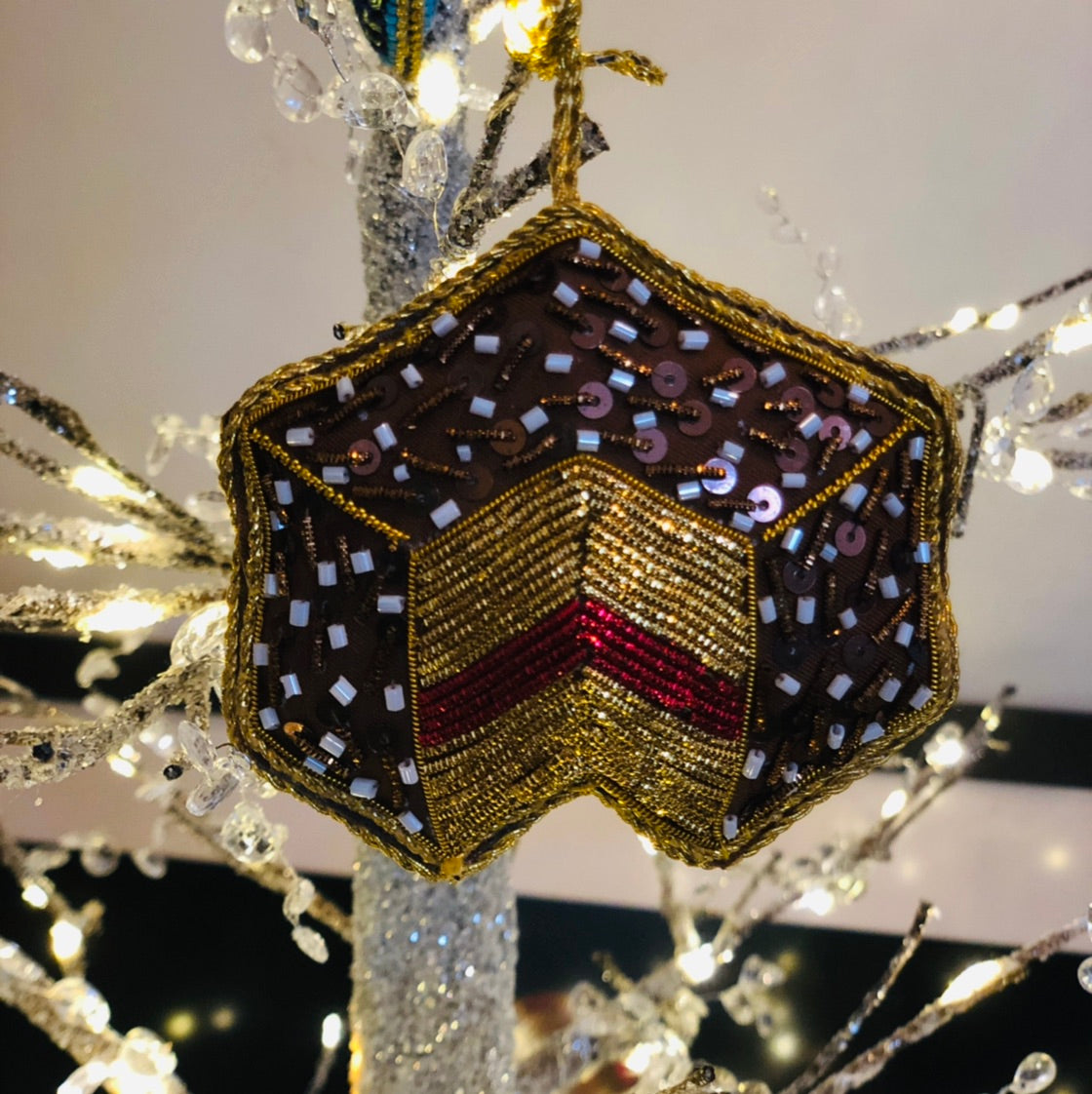 Lamington Sequin Hanging Decoration