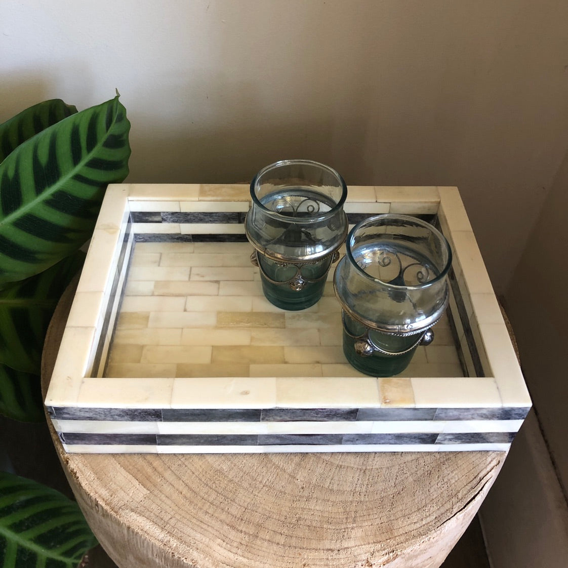 Timber and Bone Inlaid Tray