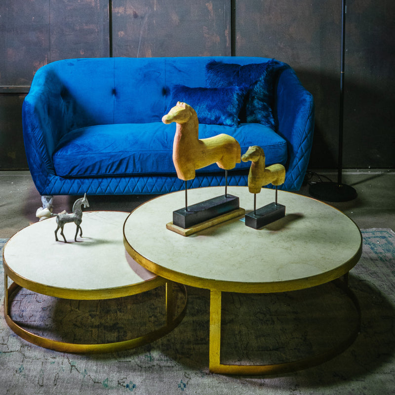 Mortimer Gold & Marble Coffee Table Set