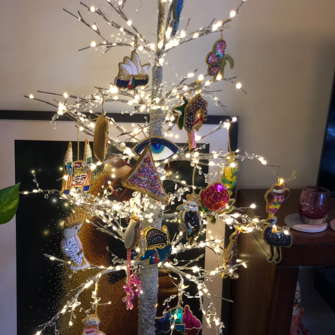 Fairy Bread Sequin Hanging Decoration