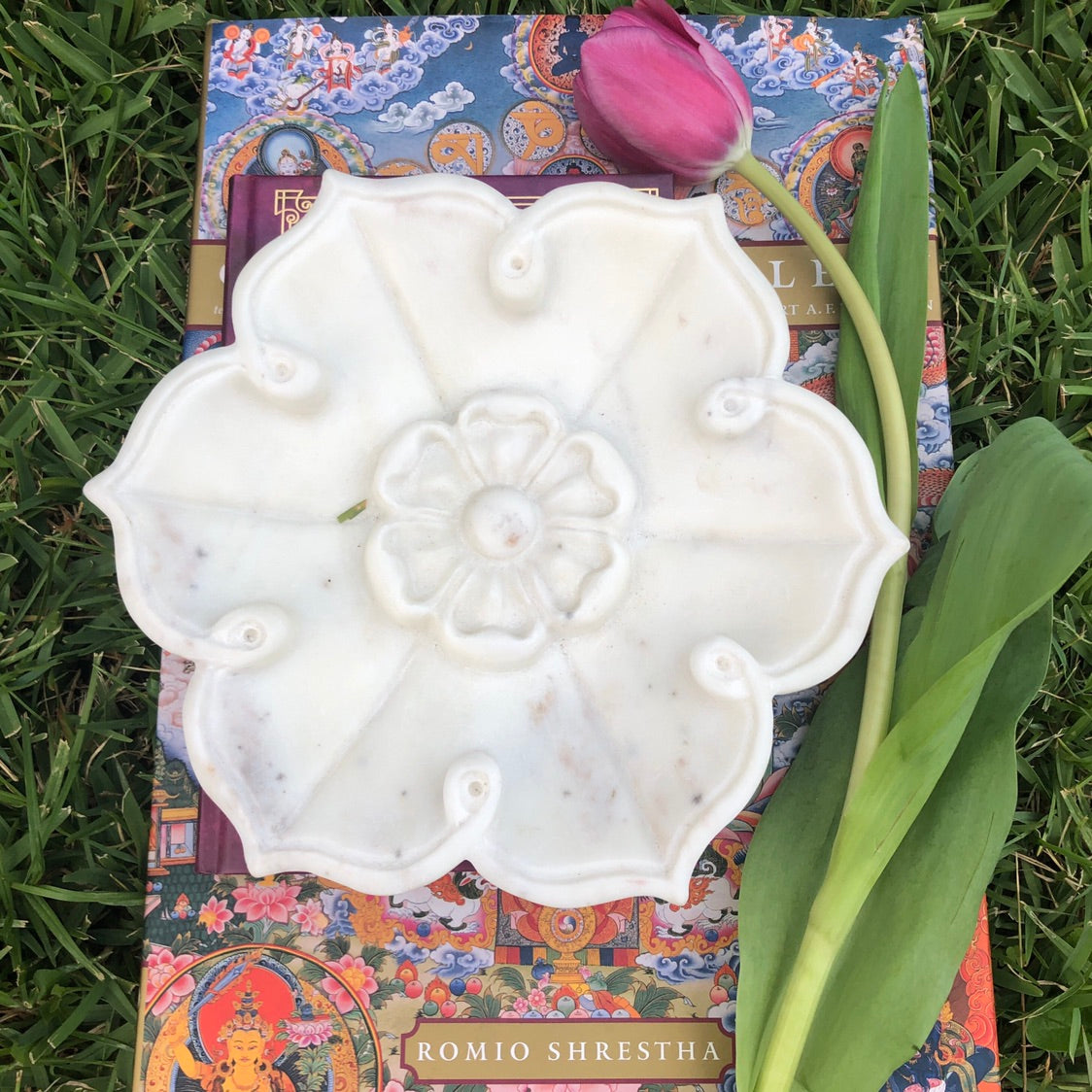 Urali Marble Mandala Bowl