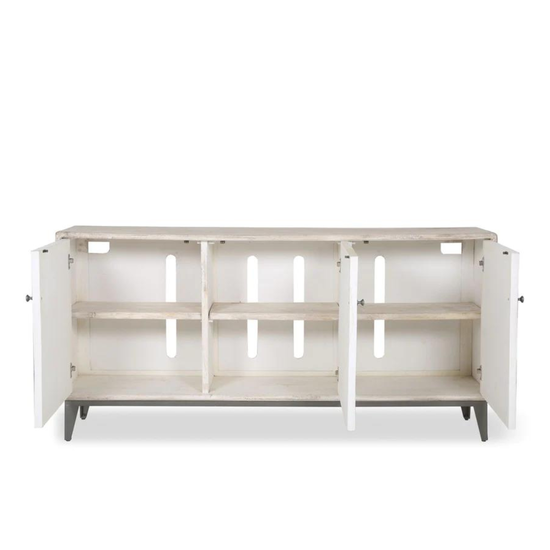Bone Inlay Sideboard in Japanese Fan