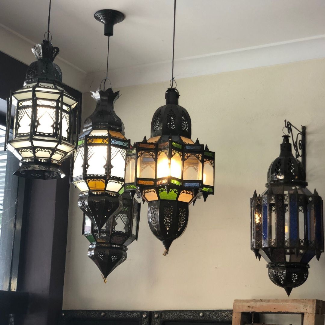 Moroccan Hanging Star Pendant Light