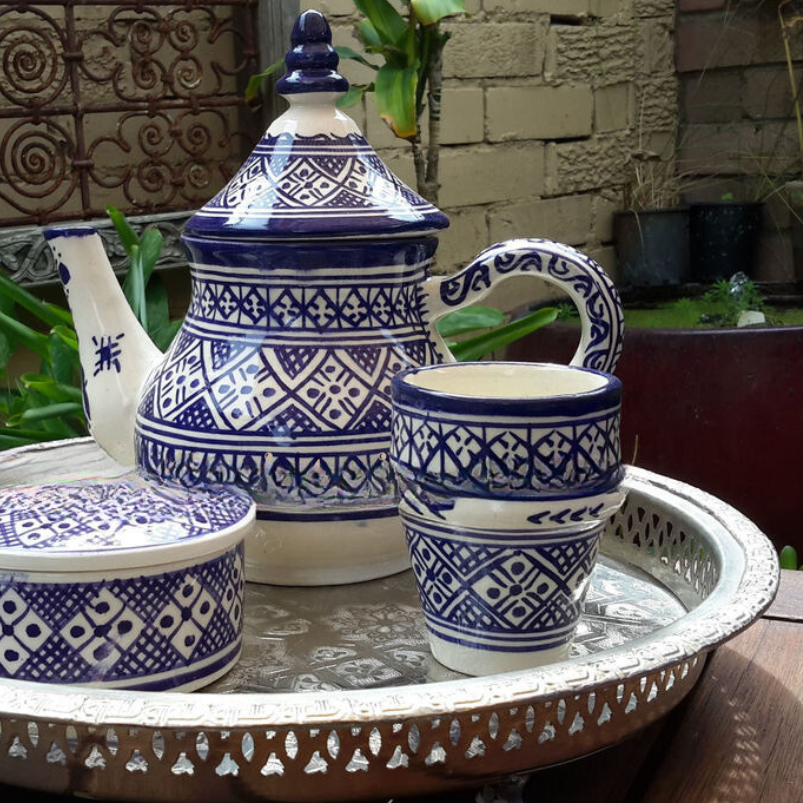 Sultan's Rectangular Table in Silver Nickel