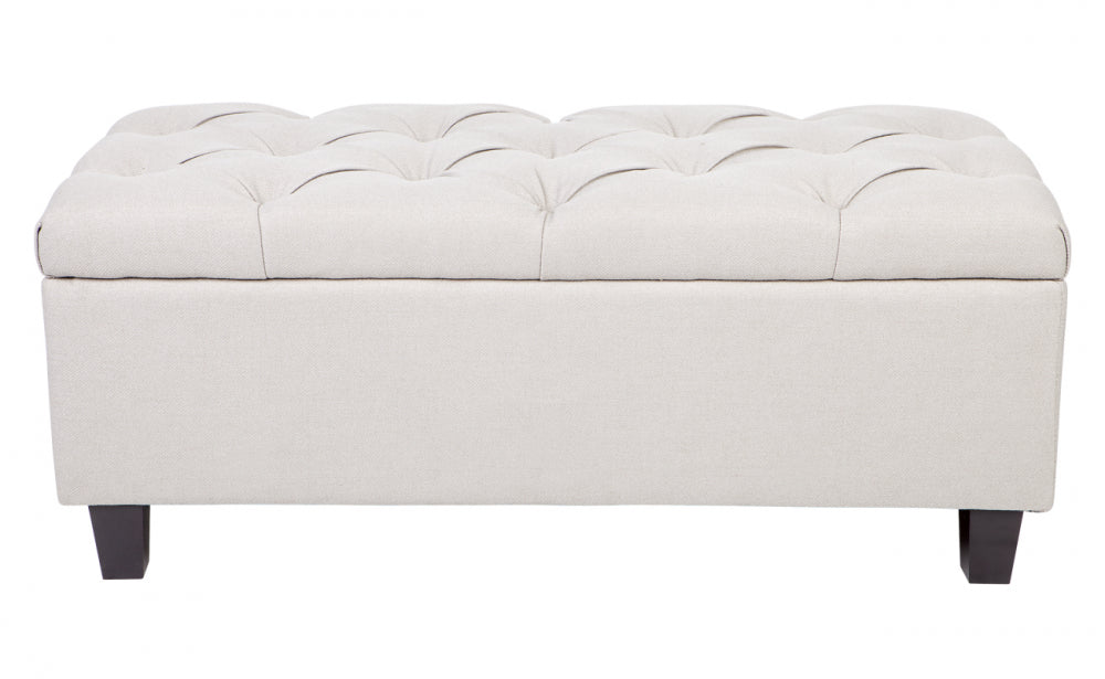 Pippa Storage Ottoman in Natural