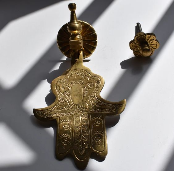 Moroccan Brass Fatima Door Knocker