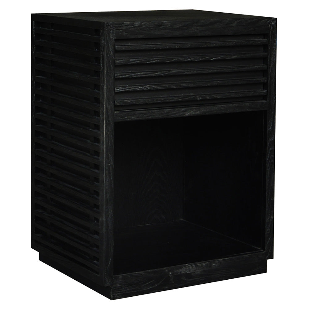 Bahama Bedside Table in Black
