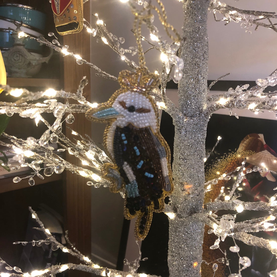 Kookaburra Sequin Hanging Decoration