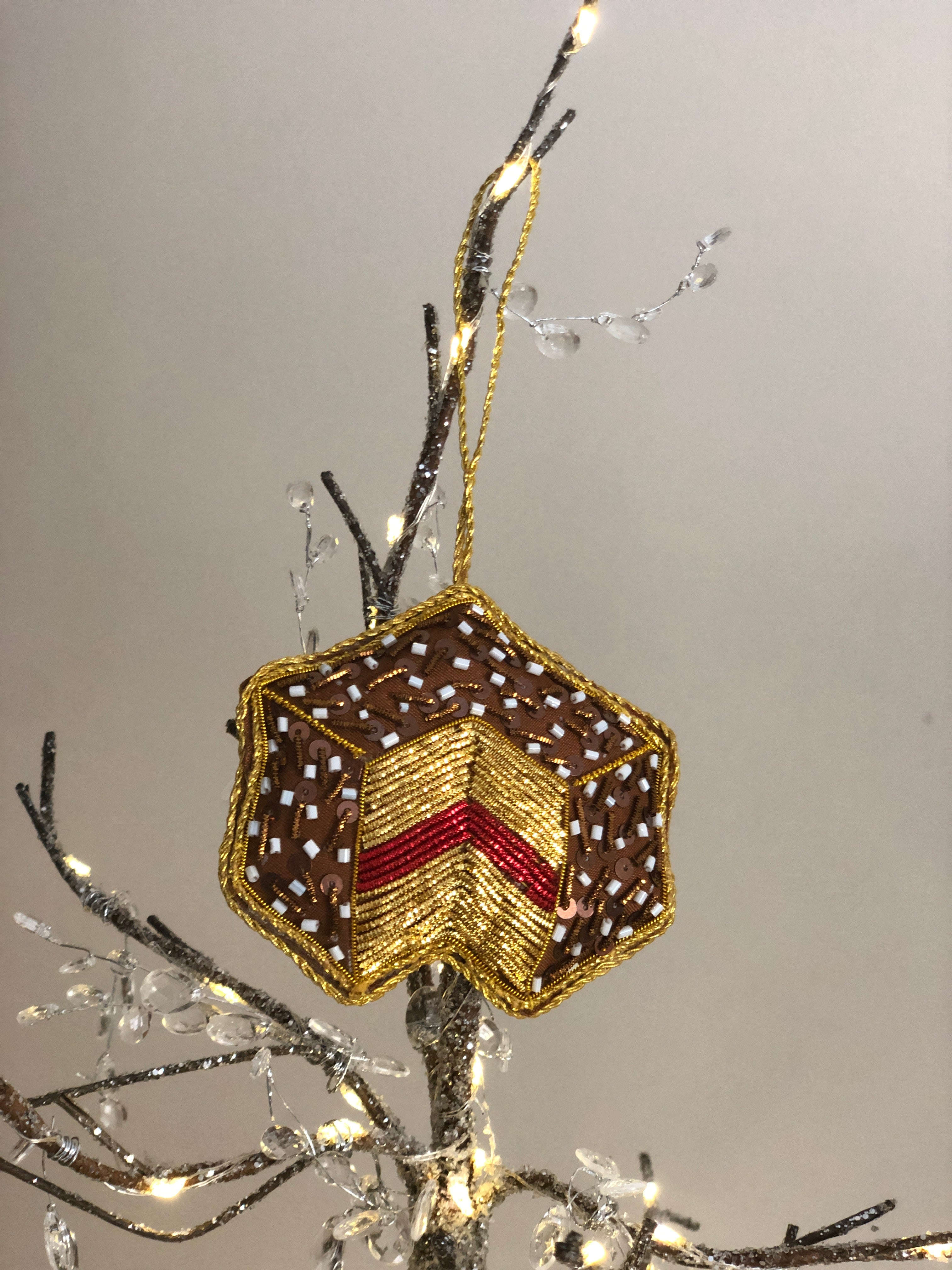 Lamington Sequin Hanging Decoration