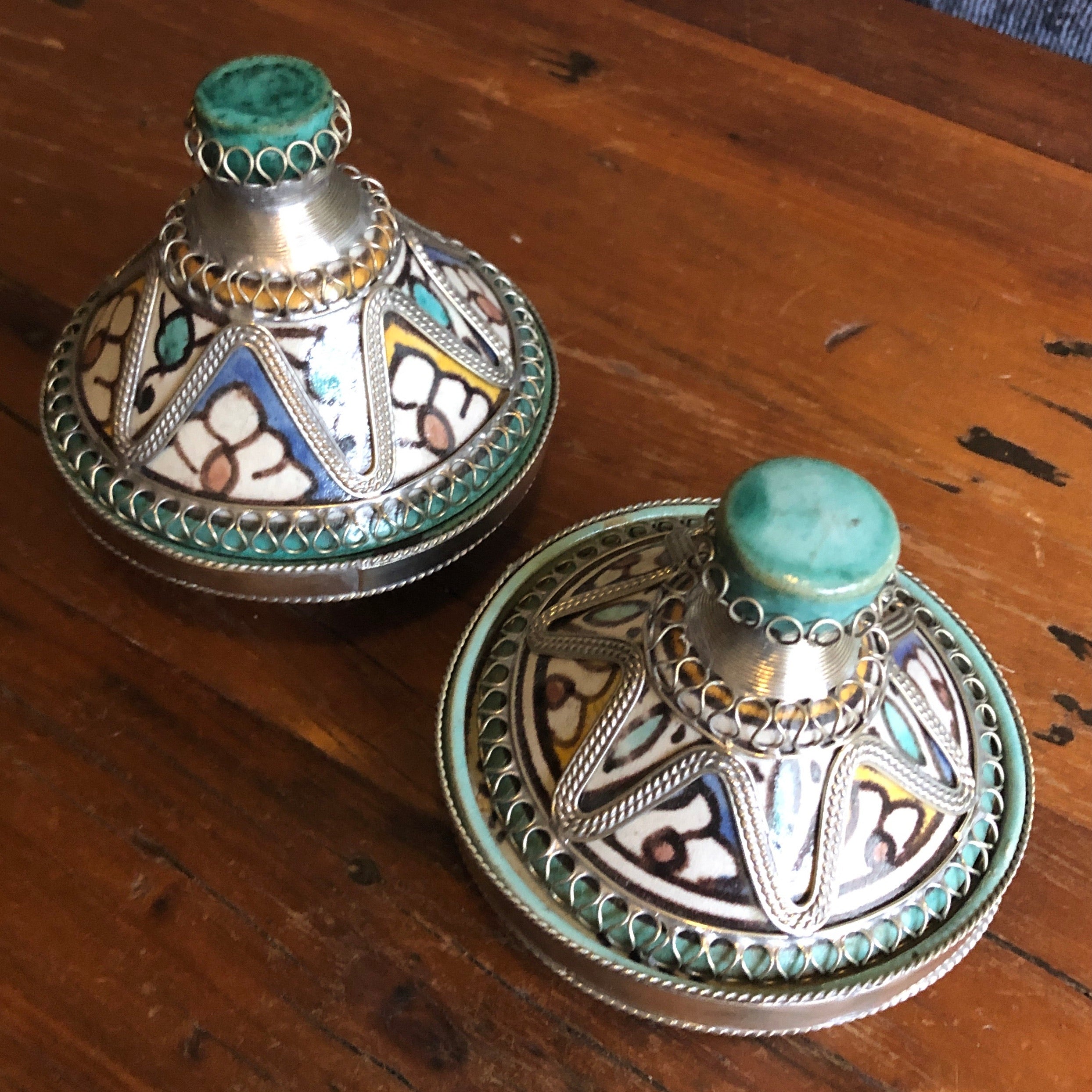 Tangier Mini Tagine with Silver Detail