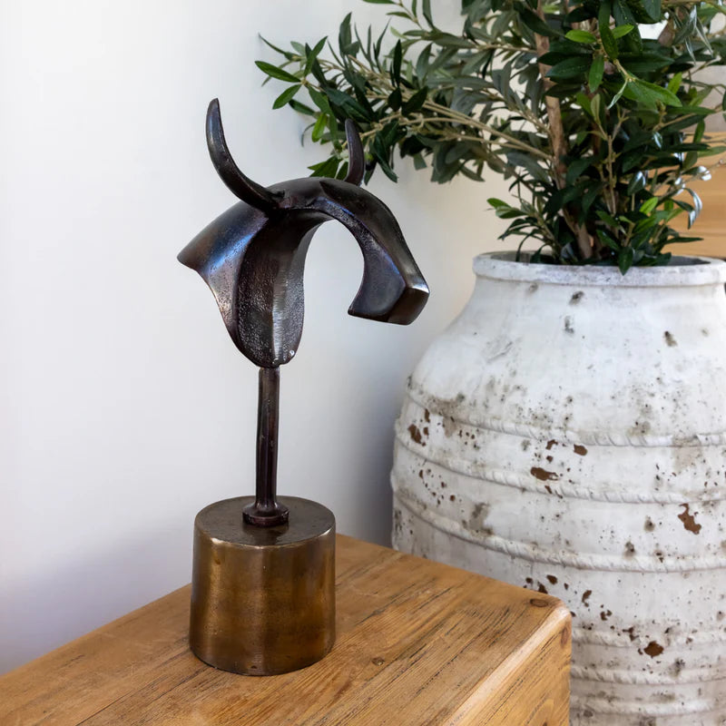 Abstract Bronze Decor - Bull