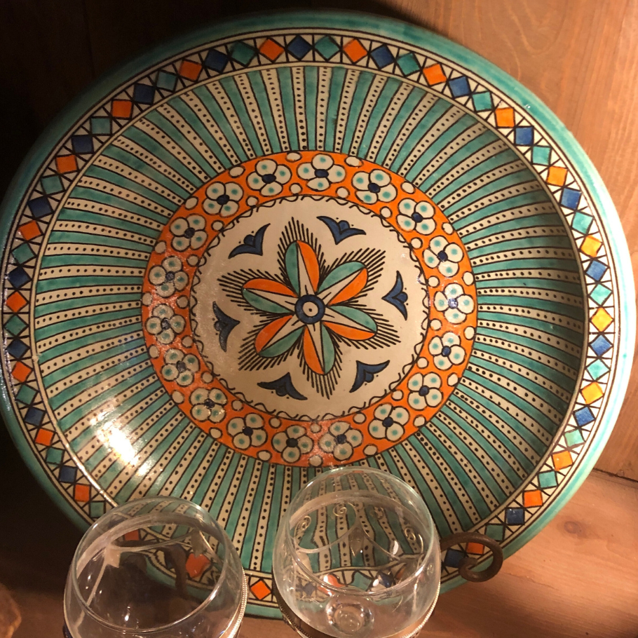 Moorish Fez Serving Bowl/Platter