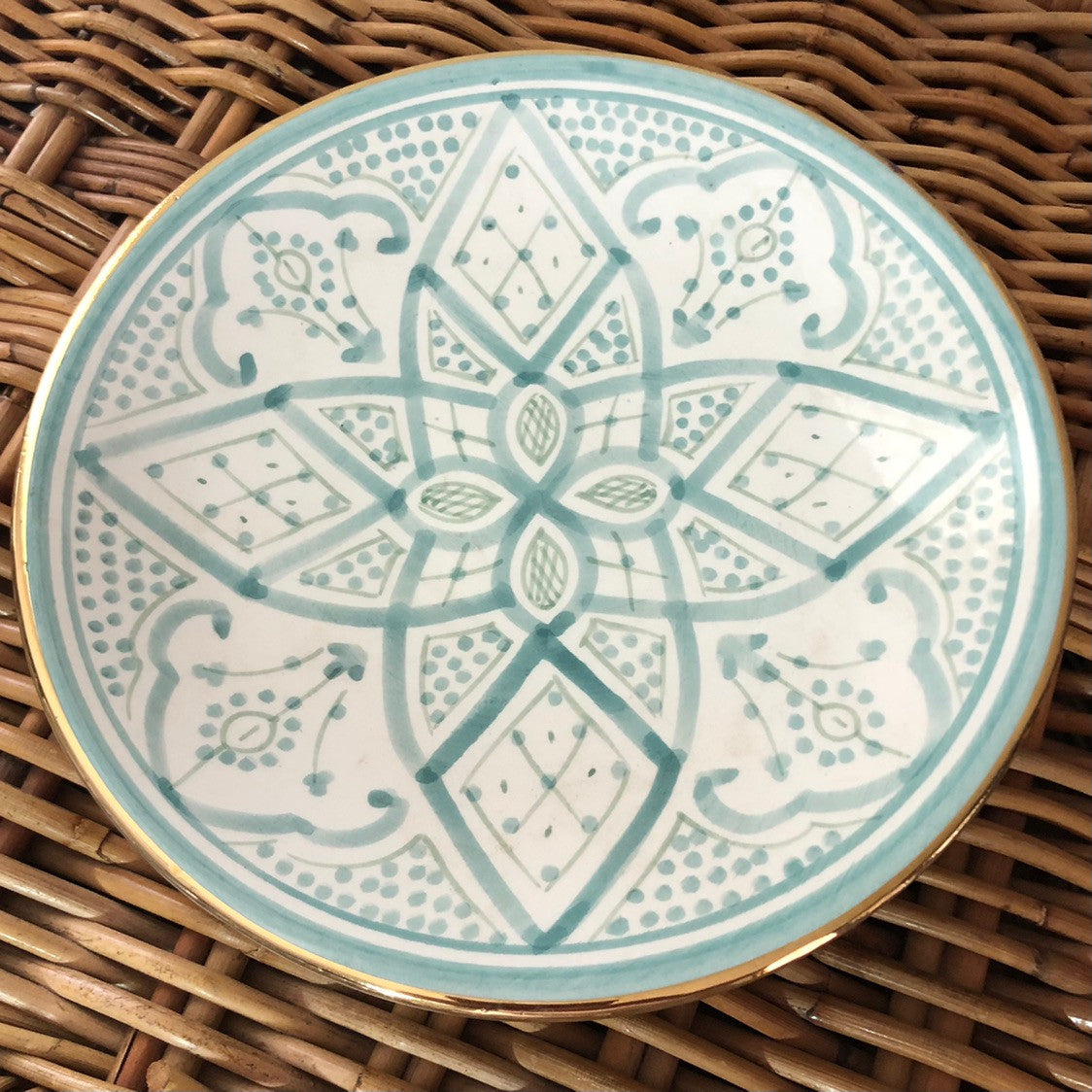 Safi Dinner Plate in Mint