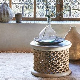 Bamileke Side Table in Natural
