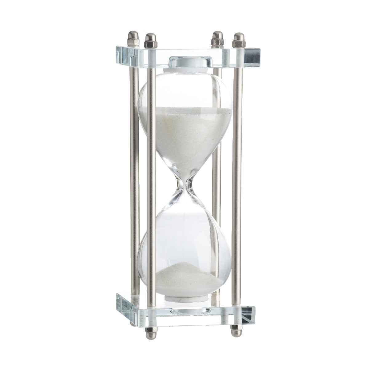 Hour Glass in White/Silver