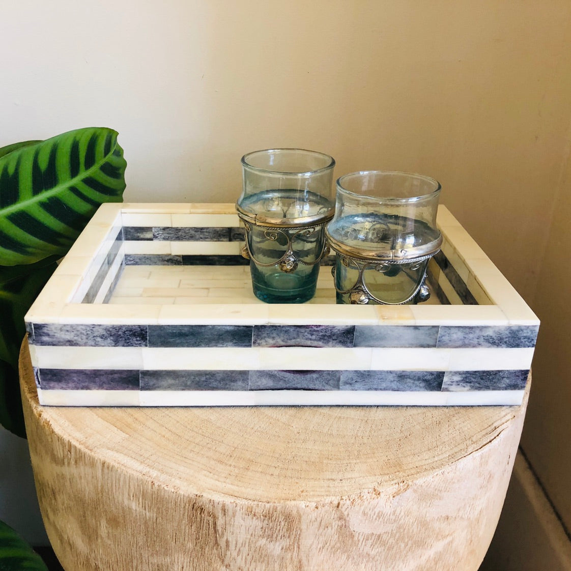 Timber and Bone Inlaid Tray
